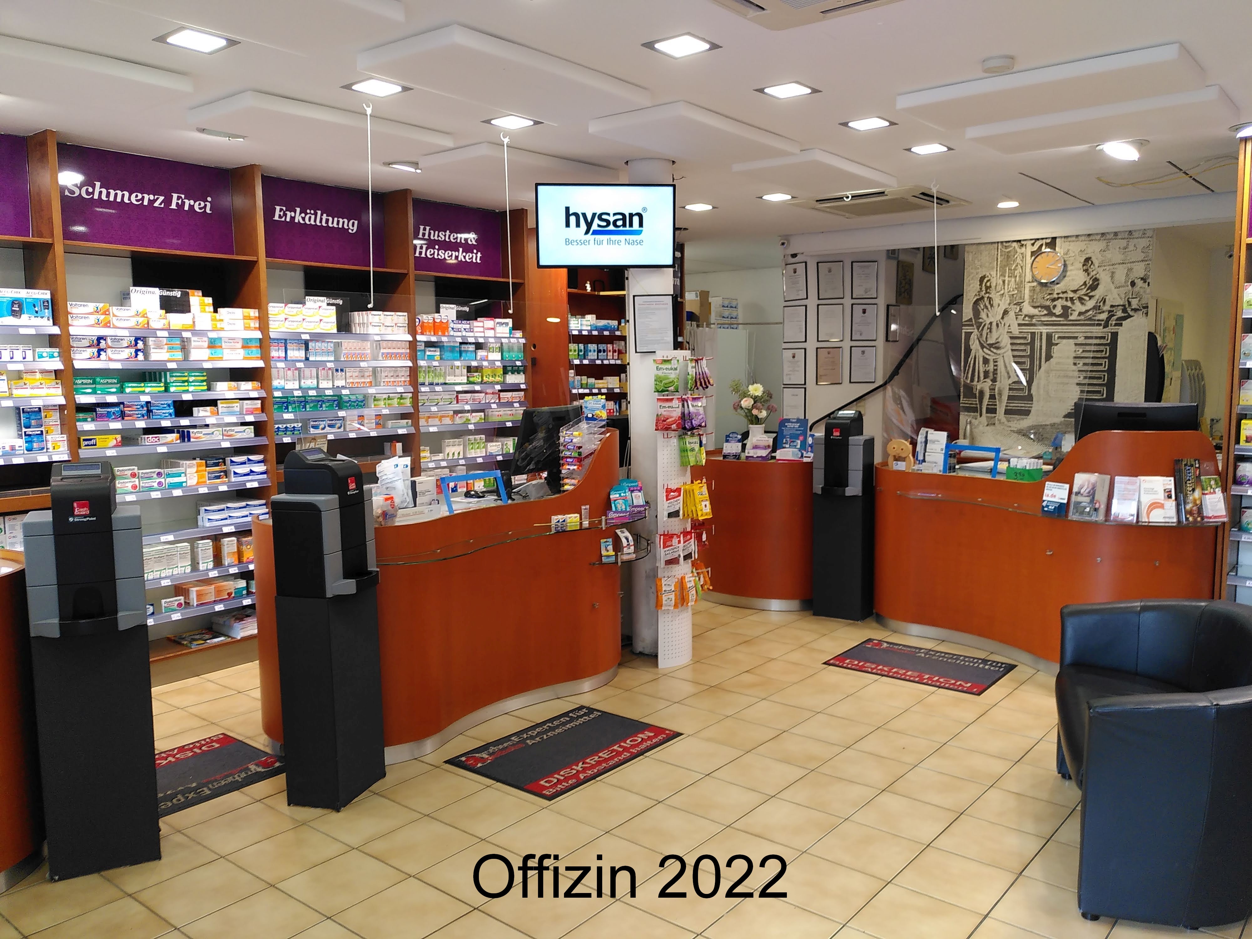 Offizin der Dorotheen Apotheke Dierdorf