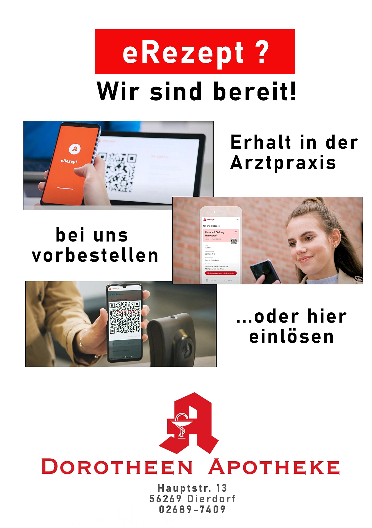 eRezept einlsen in der Dorotheen Apotheke Dierdorf