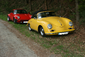 Ausfahrt 2015 der Porsche 356 IG