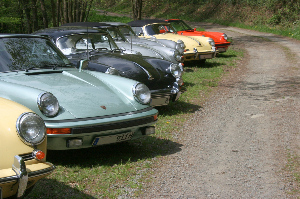 Ausfahrt 2015 der Porsche 356 IG