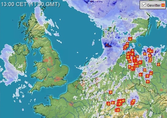 Wetter auf dem Rckflug EDQC-EDRW