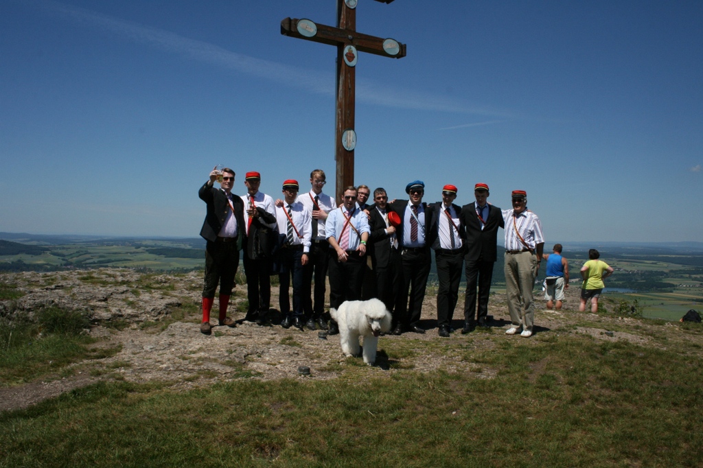 2014 Coburg: Gruppenbild mit Torres auf dem Staffelberg